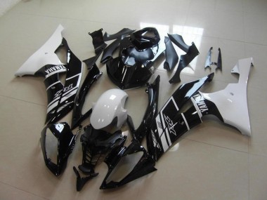Blanco Negro ABS Carenado Motocicleta Yamaha R6 2008-2016