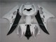 Blanco Negro ABS Moto Plástica Yamaha R6 2006-2007 Blanco Negro ABS Moto Plástica Yamaha R6 2006-2007
