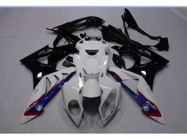 Blanco Negro Azul Carenado Moto BMW S1000RR 2009-2014