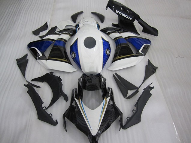 Blanco Negro Azul Carenado Moto Honda CBR 1000 RR 2008-2011 Blanco Negro Azul Carenado Moto Honda CBR 1000 RR 2008-2011