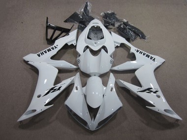 Blanco Negro Calcomanía Carenado Moto Yamaha R1 2004-2006