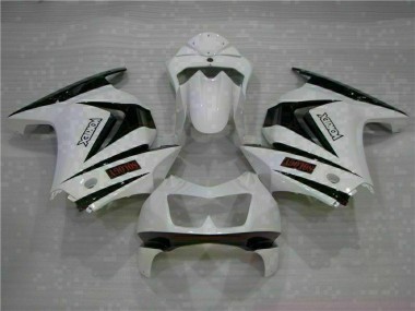 Blanco Negro Carenado Moto Kawasaki EX250 2008-2012