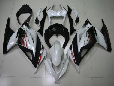 Blanco Negro Carenado Moto Kawasaki EX300 2013-2016