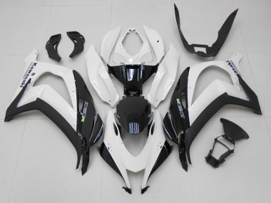 Blanco Negro Carenado Moto Kawasaki ZX10R 2016-2019