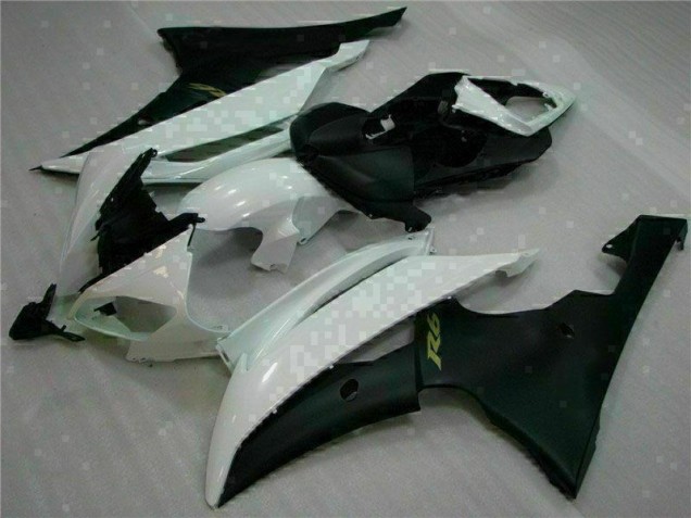 Blanco Negro Carenado Moto & Plástico Yamaha R6 2008-2016 Blanco Negro Carenado Moto & Plástico Yamaha R6 2008-2016