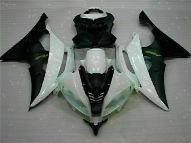Blanco Negro Carenado Moto & Plástico Yamaha R6 2008-2016