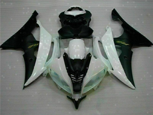 Blanco Negro Carenado Moto & Plástico Yamaha R6 2008-2016 Blanco Negro Carenado Moto & Plástico Yamaha R6 2008-2016