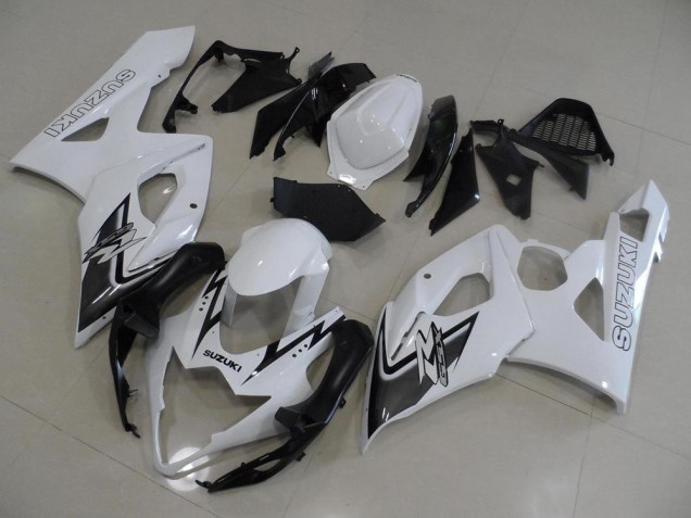 Blanco & Negro Carenado Moto Suzuki GSXR 1000 K5 2005-2006 Blanco & Negro Carenado Moto Suzuki GSXR 1000 K5 2005-2006