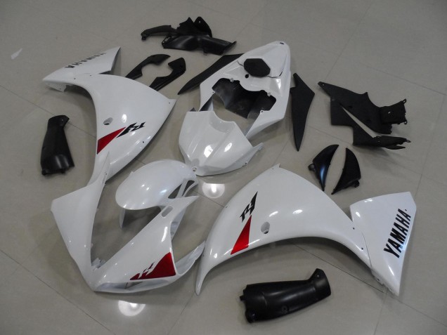 Blanco Negro Carenado Moto Yamaha R1 2009-2011 Blanco Negro Carenado Moto Yamaha R1 2009-2011