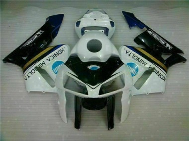 Blanco Negro Carenado & Plástico Moto Honda CBR 600 RR 2005-2006
