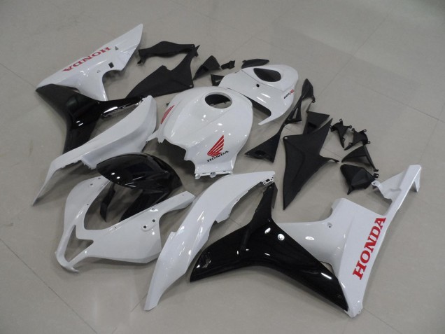 Blanco Negro Carenado & Plástico Moto Honda CBR 600 RR 2007-2008 Blanco Negro Carenado & Plástico Moto Honda CBR 600 RR 2007-2008