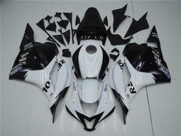 Blanco Negro Carrocería Motocicletas Honda CBR 600 RR 2009-2012 Blanco Negro Carrocería Motocicletas Honda CBR 600 RR 2009-2012