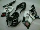 Blanco Negro Carrocería Motocicletas Suzuki GSXR 1000 K3 2003-2004 Blanco Negro Carrocería Motocicletas Suzuki GSXR 1000 K3 2003-2004