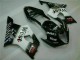 Blanco Negro Carrocería Motocicletas Suzuki GSXR 1000 K3 2003-2004 Blanco Negro Carrocería Motocicletas Suzuki GSXR 1000 K3 2003-2004