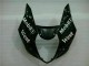 Blanco Negro Carrocería Motocicletas Suzuki GSXR 1000 K3 2003-2004 Blanco Negro Carrocería Motocicletas Suzuki GSXR 1000 K3 2003-2004