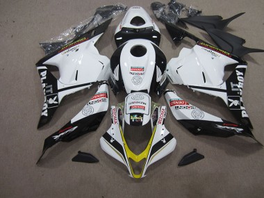 Blanco Negro DENSO RIZOMA Carenado Moto Honda CBR 600 RR 2009-2012