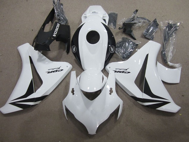 Blanco Negro Fireblade Carenado Moto Honda CBR 1000 RR 2008-2011 Blanco Negro Fireblade Carenado Moto Honda CBR 1000 RR 2008-2011