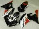Blanco Negro Inyección Kit Carenado Moto Yamaha R6 2008-2016 Blanco Negro Inyección Kit Carenado Moto Yamaha R6 2008-2016