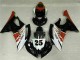 Blanco Negro Inyección Kit Carenado Moto Yamaha R6 2008-2016 Blanco Negro Inyección Kit Carenado Moto Yamaha R6 2008-2016