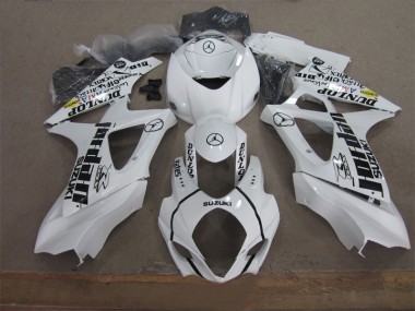 Blanco Negro Jordan Carenado Moto Suzuki GSXR 1000 K7 2007-2008