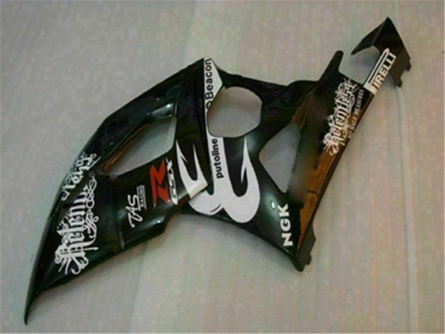 Blanco Negro Kit Carenado Moto Suzuki GSXR 1000 K5 2005-2006 Blanco Negro Kit Carenado Moto Suzuki GSXR 1000 K5 2005-2006
