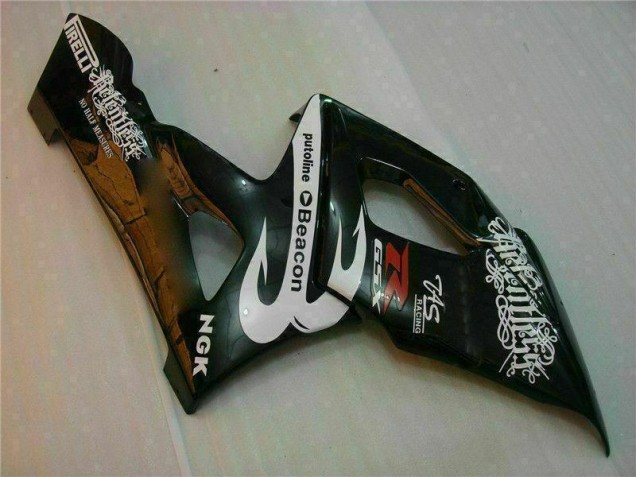 Blanco Negro Kit Carenado Moto Suzuki GSXR 1000 K5 2005-2006 Blanco Negro Kit Carenado Moto Suzuki GSXR 1000 K5 2005-2006