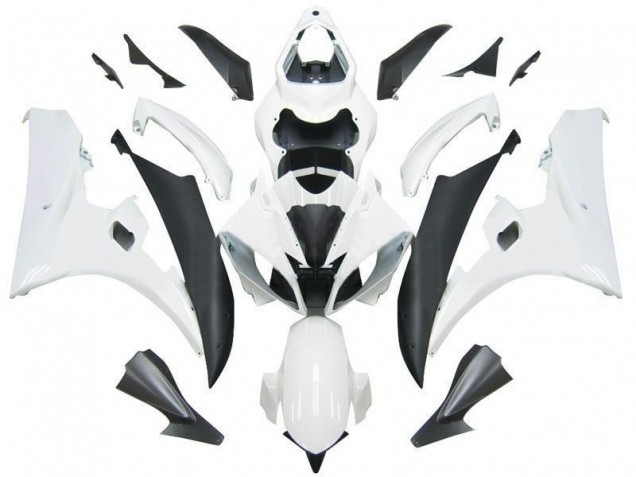 Blanco Negro Kit Carenado Moto Yamaha R6 2006-2007 Blanco Negro Kit Carenado Moto Yamaha R6 2006-2007