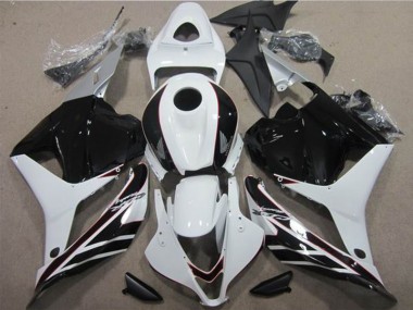 Blanco Negro Kit Completo Carenado Moto Honda CBR 600 RR 2009-2012