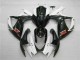 Blanco Negro Kits ABS Carenado Motocicleta Suzuki GSXR 600 / 750 K6 2006-2007 Blanco Negro Kits ABS Carenado Motocicleta Suzuki GSXR 600 / 750 K6 2006-2007
