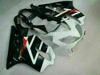 Blanco Negro Kits Carenado Moto Honda CBR 600 F4i 2001-2003