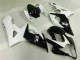 Blanco Negro Kits Completo Carenado Moto ABS Suzuki GSXR 1000 K5 2005-2006 Blanco Negro Kits Completo Carenado Moto ABS Suzuki GSXR 1000 K5 2005-2006