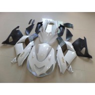 Blanco & Negro Mate Carenado Moto Kawasaki ZX14R ZZR 1400 2006-2011