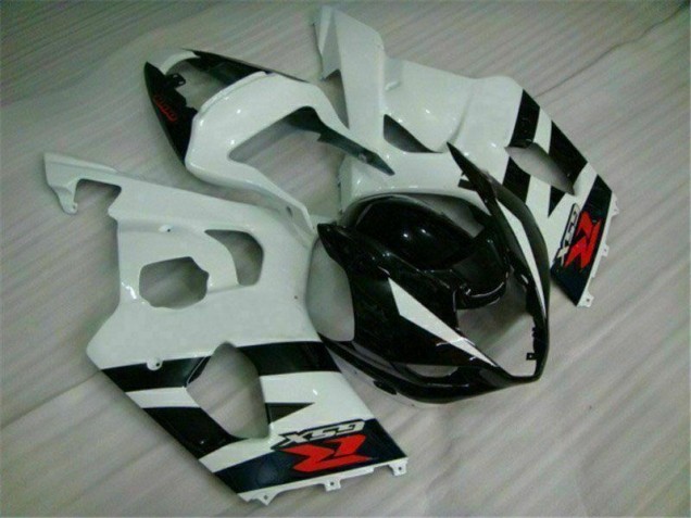 Blanco Negro Moto Plástica Suzuki GSXR 1000 K3 2003-2004 Blanco Negro Moto Plástica Suzuki GSXR 1000 K3 2003-2004