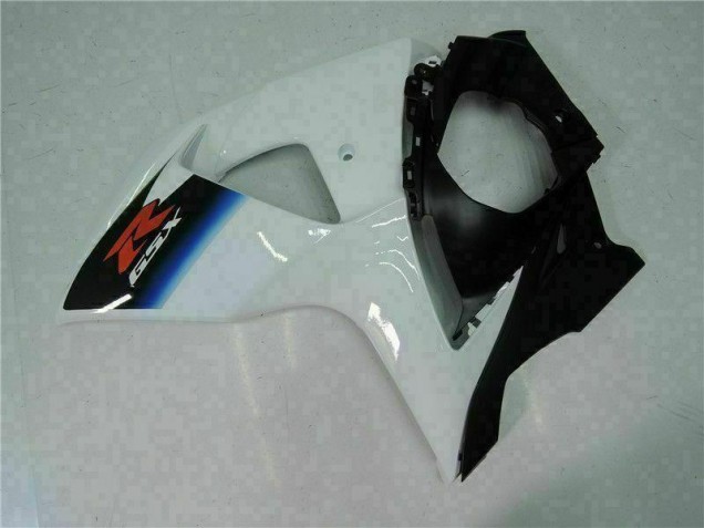 Blanco Negro Moto Plástica Suzuki GSXR 1000 K9 2009-2016 Blanco Negro Moto Plástica Suzuki GSXR 1000 K9 2009-2016