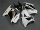 Blanco Negro Ninja Carenados Moto Kawasaki EX250 2008-2012 Blanco Negro Ninja Carenados Moto Kawasaki EX250 2008-2012