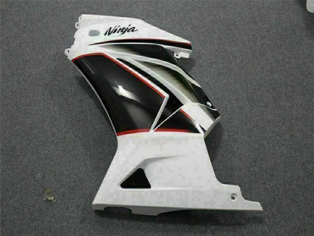 Blanco Negro Ninja Carenados Moto Kawasaki EX250 2008-2012 Blanco Negro Ninja Carenados Moto Kawasaki EX250 2008-2012