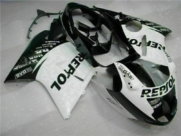 Blanco Negro Repsol Carenado Moto Honda CBR 1100 XX 1996-2007 Blanco Negro Repsol Carenado Moto Honda CBR 1100 XX 1996-2007