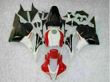 Blanco Negro Rojo Carenado Moto Honda CBR 600 RR 2009-2012