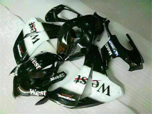 Blanco Negro West Carenado Moto Honda CBR 1000 RR 2008-2011 Blanco Negro West Carenado Moto Honda CBR 1000 RR 2008-2011