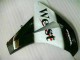 Blanco Negro West Carenado Moto Honda CBR 1000 RR 2008-2011 Blanco Negro West Carenado Moto Honda CBR 1000 RR 2008-2011