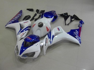 Blanco Perla Azul Carenado Moto Honda CBR 1000 RR 2006-2007