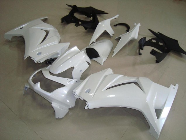 Blanco Perla Carenado Moto Kawasaki ZX 250R 2008-2012 Blanco Perla Carenado Moto Kawasaki ZX 250R 2008-2012