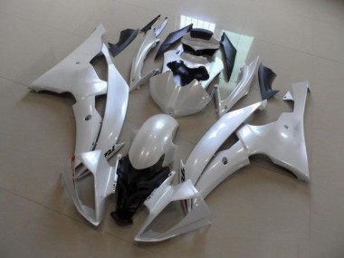 Blanco Perla Carrocería Motocicletas Yamaha R6 2008-2016