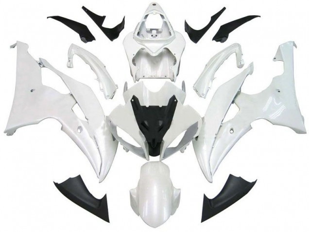 Blanco Perla Kit Completo Carenado Moto Yamaha R6 2008-2016 Blanco Perla Kit Completo Carenado Moto Yamaha R6 2008-2016