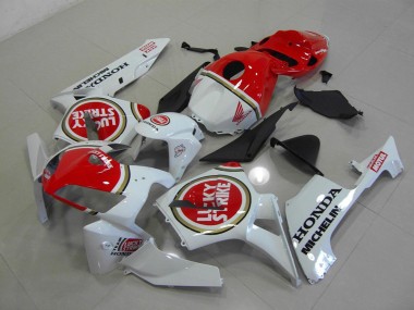 Blanco Perla Lucky Strike Carenado Moto Honda CBR 600 RR 2005-2006