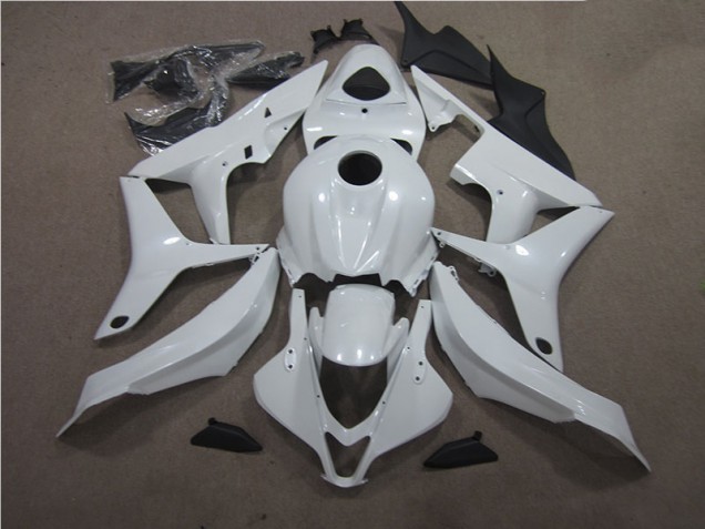Blanco Plástico Moto Honda CBR 600 RR 2007-2008 Blanco Plástico Moto Honda CBR 600 RR 2007-2008