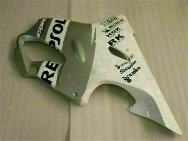 Blanco Plata Carenado Moto Honda CBR 600 F4i 2001-2003 Blanco Plata Carenado Moto Honda CBR 600 F4i 2001-2003