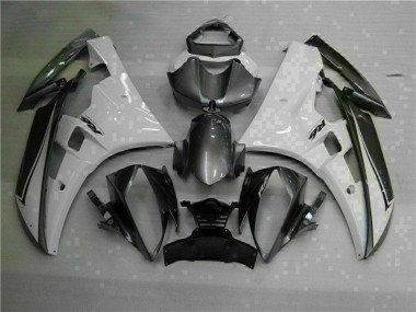 Blanco Plata Carenado Moto Yamaha R6 2006-2007