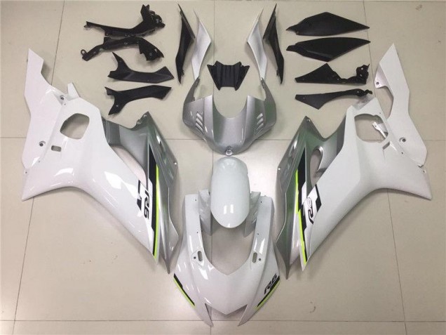 Blanco Plata Carenado Moto Yamaha R6 2017-2023 Blanco Plata Carenado Moto Yamaha R6 2017-2023