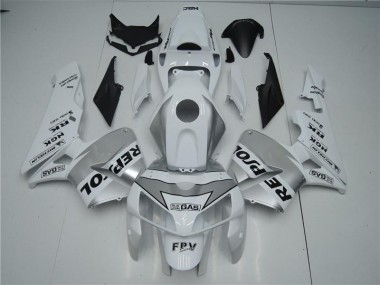 Blanco Plata Negro Repsol Carenado Moto Honda CBR 600 RR 2005-2006